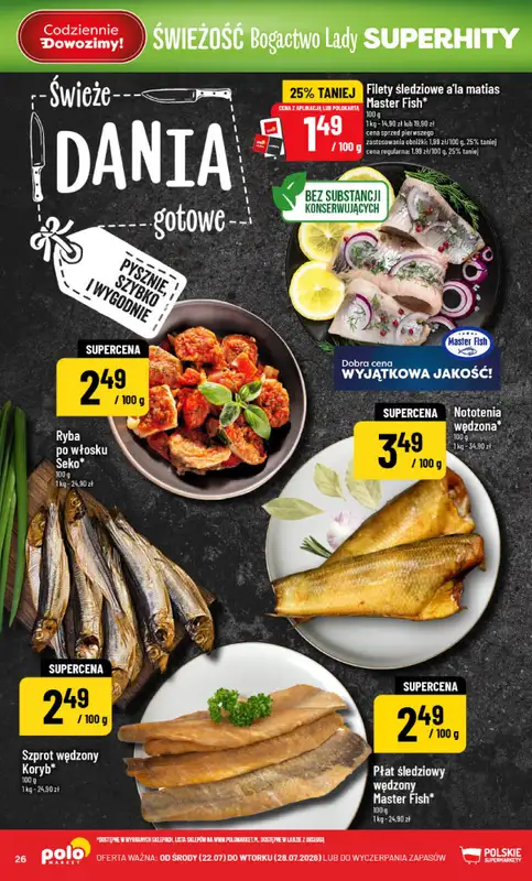 POLOmarket - gazetka promocyjna Gazetka od środy 22.07 do wtorku 28.07 - strona 26