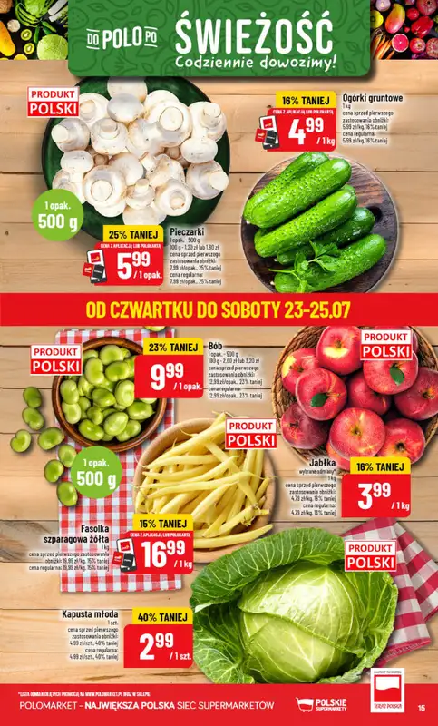 POLOmarket - gazetka promocyjna Gazetka od środy 22.07 do wtorku 28.07 - strona 15