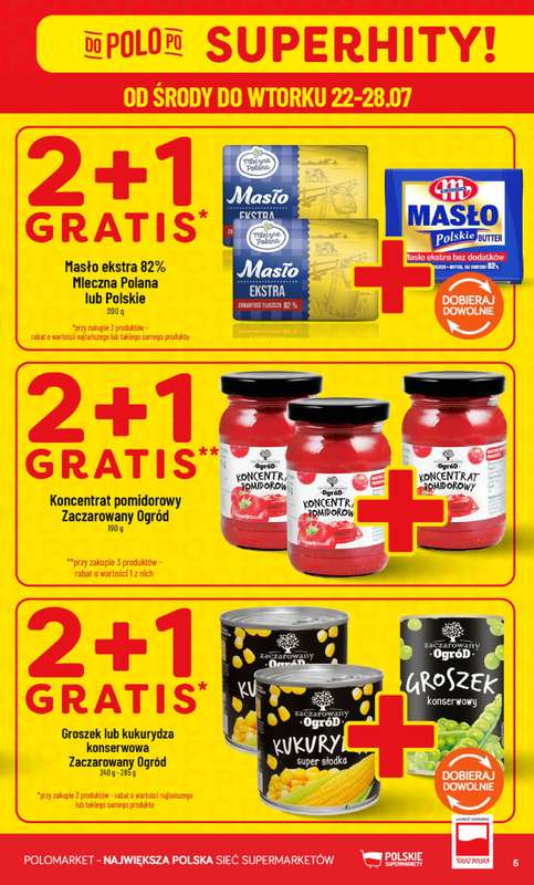 POLOmarket - gazetka promocyjna Gazetka od środy 22.07 do wtorku 28.07 - strona 5