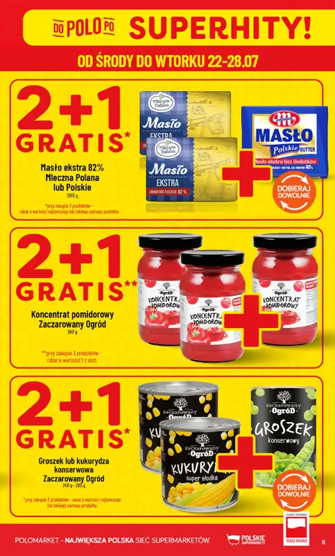 POLOmarket - gazetka promocyjna Gazetka od środy 22.07 do wtorku 28.07 - strona 5