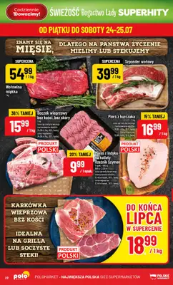 POLOmarket - gazetka promocyjna Gazetka od środy 22.07 do wtorku 28.07 - strona 22