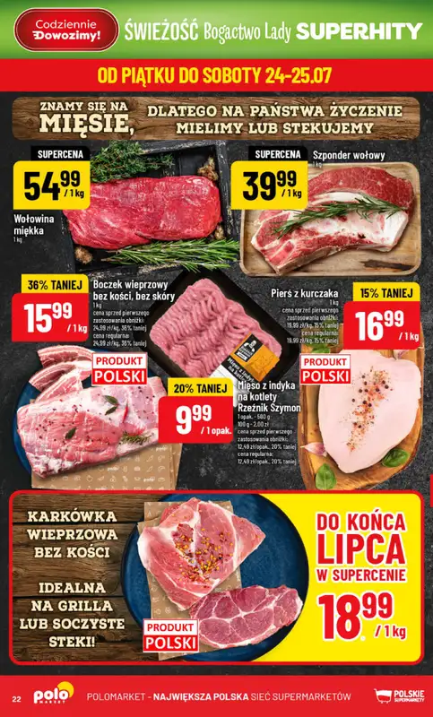 POLOmarket - gazetka promocyjna Gazetka od środy 22.07 do wtorku 28.07 - strona 22