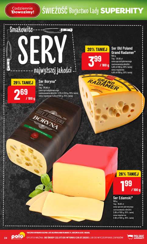 POLOmarket - gazetka promocyjna Gazetka od środy 22.07 do wtorku 28.07 - strona 24