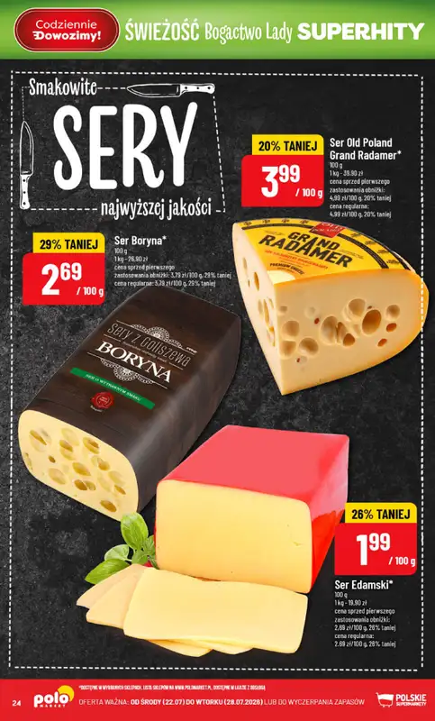 POLOmarket - gazetka promocyjna Gazetka od środy 22.07 do wtorku 28.07 - strona 24