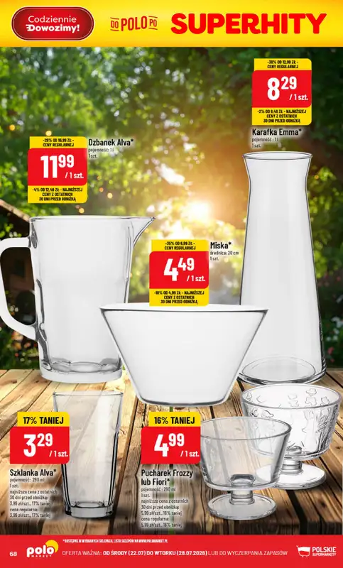 POLOmarket - gazetka promocyjna Gazetka od środy 22.07 do wtorku 28.07 - strona 68