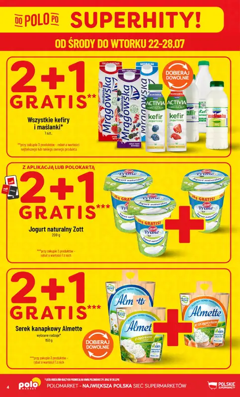 POLOmarket - gazetka promocyjna Gazetka od środy 22.07 do wtorku 28.07 - strona 4