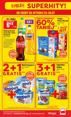POLOmarket - gazetka promocyjna Gazetka od środy 22.07 do wtorku 28.07 - strona 7