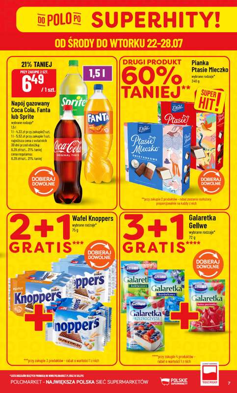 POLOmarket - gazetka promocyjna Gazetka od środy 22.07 do wtorku 28.07 - strona 7