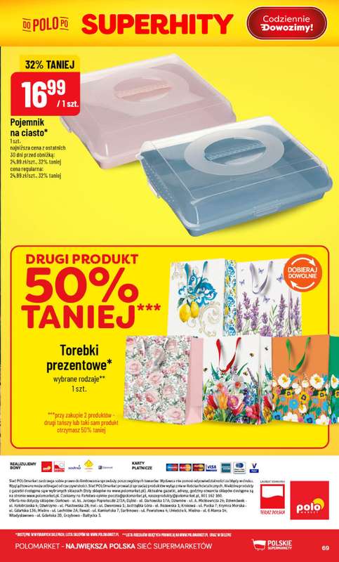 POLOmarket - gazetka promocyjna Gazetka od środy 22.07 do wtorku 28.07 - strona 69