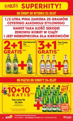 POLOmarket - gazetka promocyjna Gazetka od środy 22.07 do wtorku 28.07 - strona 10