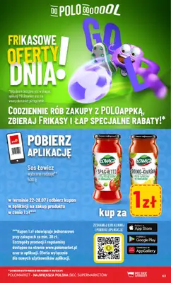 POLOmarket - gazetka promocyjna Gazetka od środy 22.07 do wtorku 28.07 - strona 63