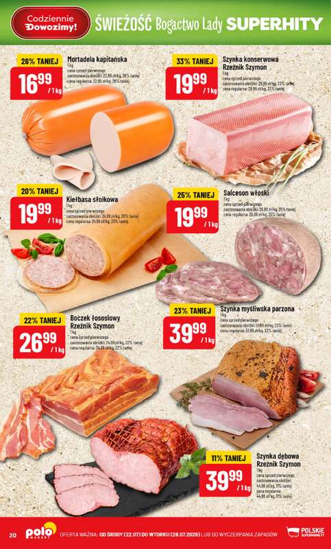 POLOmarket - gazetka promocyjna Gazetka od środy 22.07 do wtorku 28.07 - strona 20