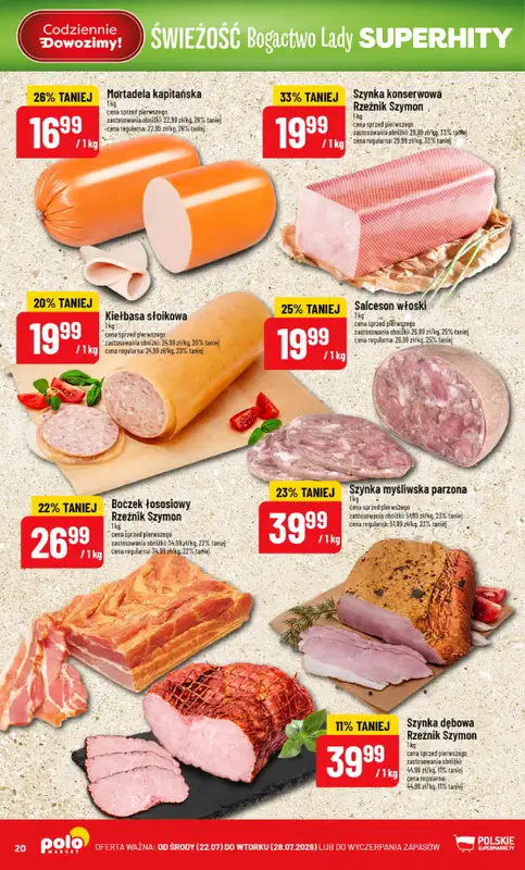 POLOmarket - gazetka promocyjna Gazetka od środy 22.07 do wtorku 28.07 - strona 20