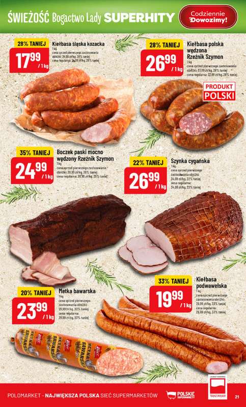 POLOmarket - gazetka promocyjna Gazetka od środy 22.07 do wtorku 28.07 - strona 21