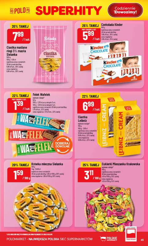 POLOmarket - gazetka promocyjna Gazetka od środy 22.07 do wtorku 28.07 - strona 45