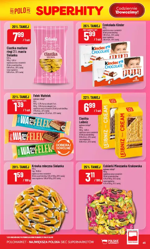 POLOmarket - gazetka promocyjna Gazetka od środy 22.07 do wtorku 28.07 - strona 45