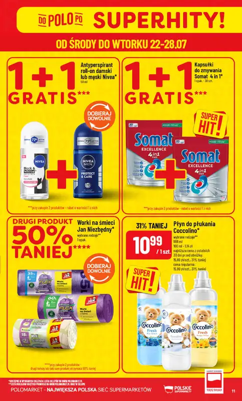 POLOmarket - gazetka promocyjna Gazetka od środy 22.07 do wtorku 28.07 - strona 11