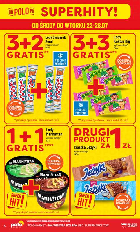 POLOmarket - gazetka promocyjna Gazetka od środy 22.07 do wtorku 28.07 - strona 8