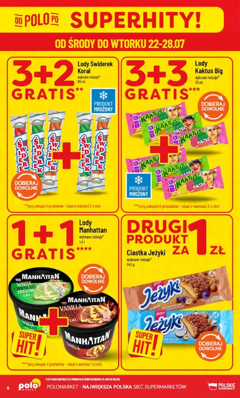 POLOmarket - gazetka promocyjna Gazetka od środy 22.07 do wtorku 28.07 - strona 8