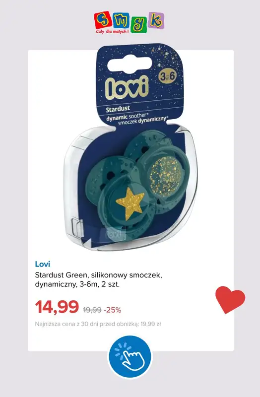Smyk - gazetka promocyjna Do -50% produkty dla mamy i maluszka! od poniedziałku 20.07 do poniedziałku 27.07 - strona 10