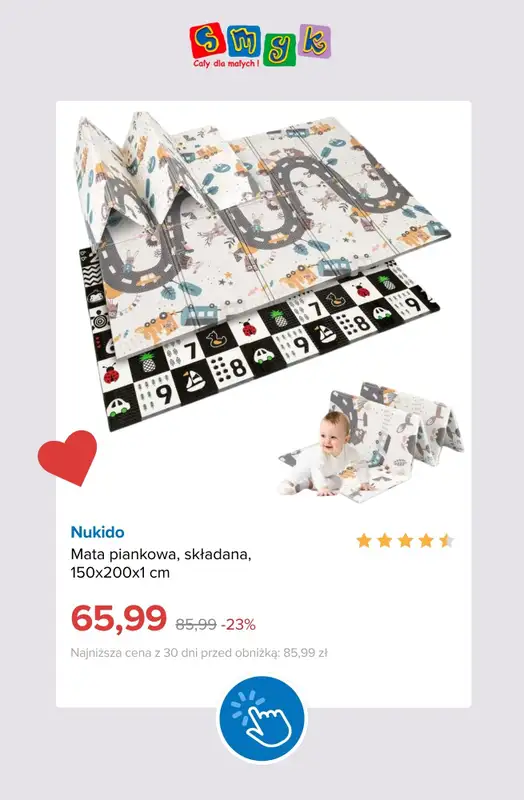 Smyk - gazetka promocyjna Do -50% produkty dla mamy i maluszka!   - strona 2
