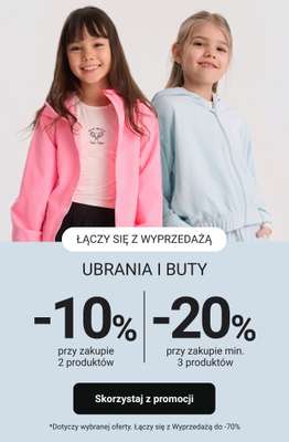Smyk - gazetka promocyjna Ubrania i buty: -10% przy 2 szt. | -20% przy 3 szt. od poniedziałku 20.07 do wtorku 21.07
