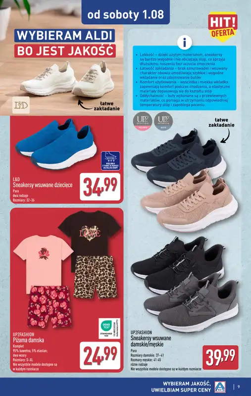 Aldi - gazetka promocyjna Aldi ma to coś! od środy 29.07 do soboty 01.08 - strona 9