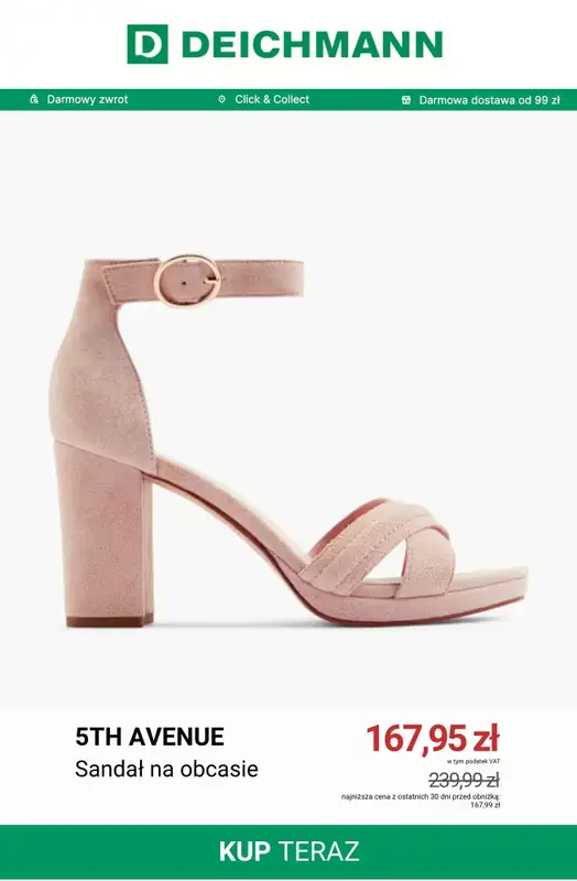 Deichmann - gazetka promocyjna Dodatkowe -20% na buty letnie od poniedziałku 20.07 do poniedziałku 27.07 - strona 10