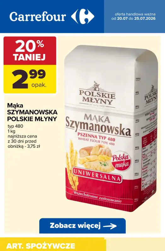 Carrefour - gazetka promocyjna Do -50% na pojedyncze sztuki i produkty na wagę od wtorku 21.07 do soboty 25.07 - strona 9