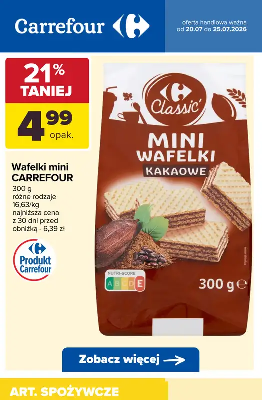 Carrefour - gazetka promocyjna Do -50% na pojedyncze sztuki i produkty na wagę od wtorku 21.07 do soboty 25.07 - strona 7