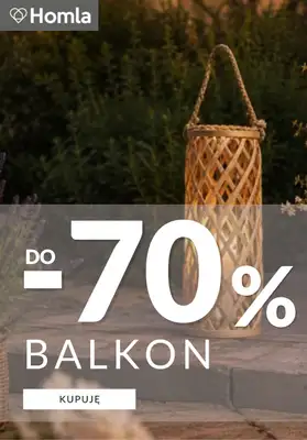 Homla - gazetka promocyjna Do -70% produkty na balkon od poniedziałku 20.07 