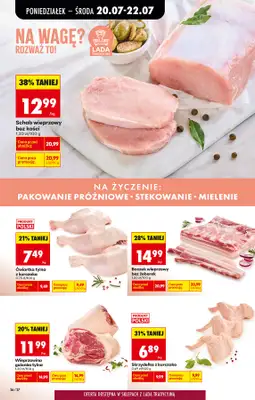 Biedronka - gazetka promocyjna Od poniedziałku, Z ladą tradycyjną od poniedziałku 20.07 do soboty 25.07 - strona 32