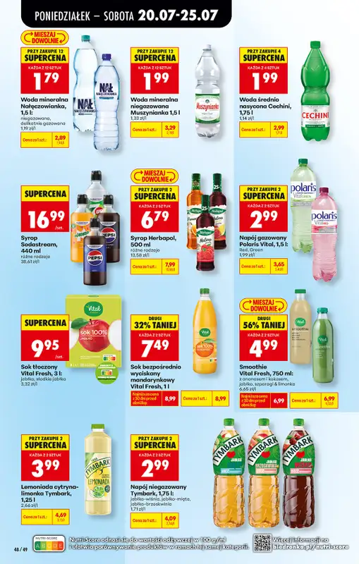 Biedronka - gazetka promocyjna Od poniedziałku, Z ladą tradycyjną od poniedziałku 20.07 do soboty 25.07 - strona 62