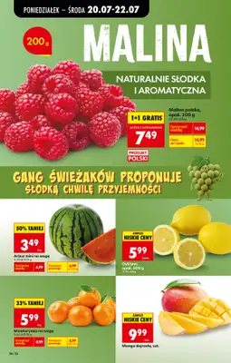 Biedronka - gazetka promocyjna Od poniedziałku, Z ladą tradycyjną od poniedziałku 20.07 do soboty 25.07 - strona 28