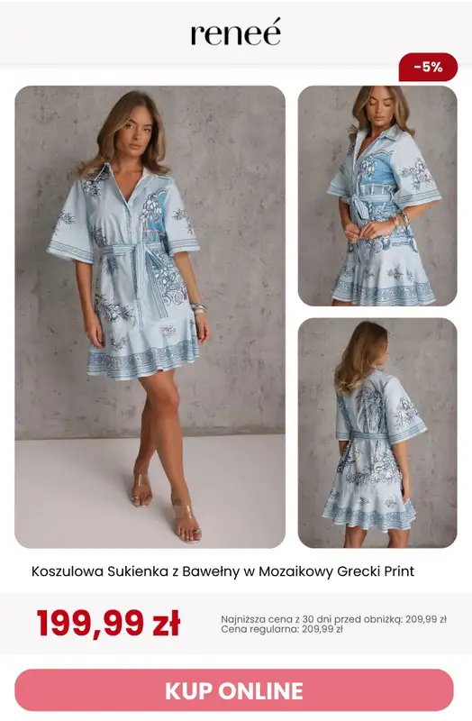 Renee - gazetka promocyjna Sukienki na PROMOCJI od poniedziałku 20.07 do poniedziałku 27.07 - strona 10