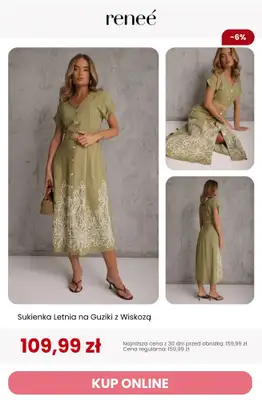 Renee - gazetka promocyjna Sukienki na PROMOCJI od poniedziałku 20.07 do poniedziałku 27.07 - strona 8