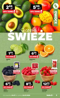 Netto - gazetka promocyjna Gazetka Spożywcza od czwartku 23.07 do soboty 25.07 - strona 5