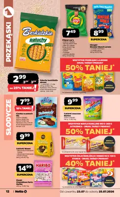 Netto - gazetka promocyjna Gazetka Spożywcza od czwartku 23.07 do soboty 25.07 - strona 12