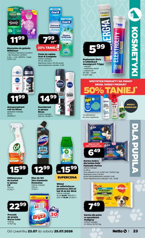 Netto - gazetka promocyjna Gazetka Spożywcza od czwartku 23.07 do soboty 25.07 - strona 23