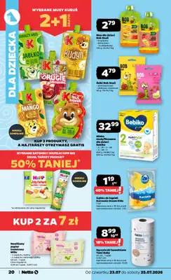 Netto - gazetka promocyjna Gazetka Spożywcza od czwartku 23.07 do soboty 25.07 - strona 20