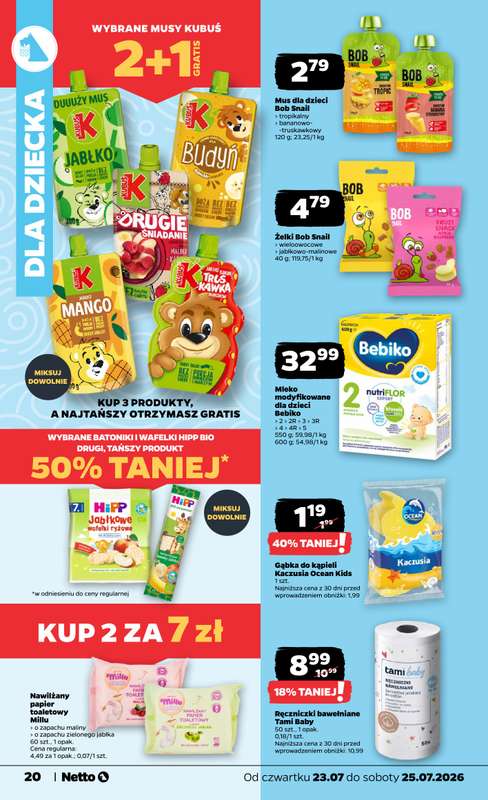 Netto - gazetka promocyjna Gazetka Spożywcza od czwartku 23.07 do soboty 25.07 - strona 20