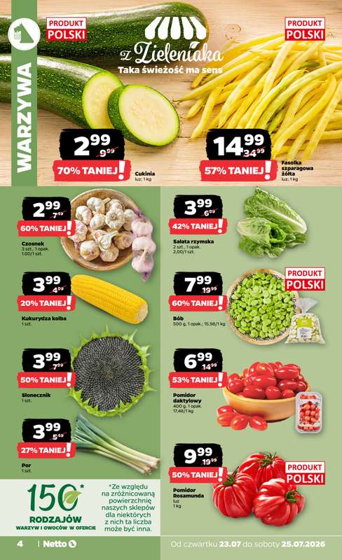 Netto - gazetka promocyjna Gazetka Spożywcza od czwartku 23.07 do soboty 25.07 - strona 4