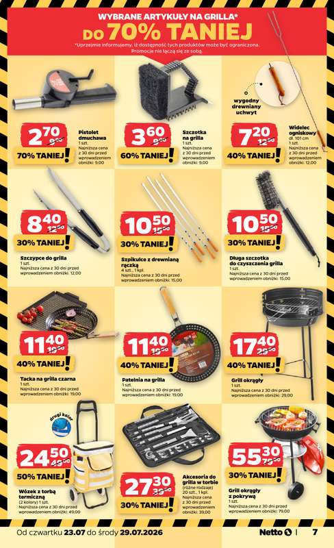 Netto - gazetka promocyjna Inspiracje tygodnia Odzież od czwartku 23.07 do środy 29.07 - strona 7