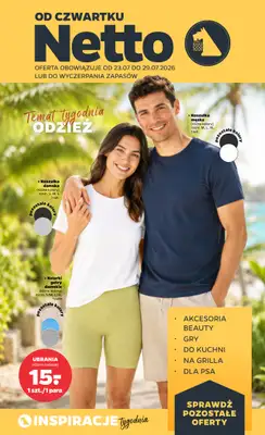 Netto - gazetka promocyjna Inspiracje tygodnia Odzież od czwartku 23.07 do środy 29.07