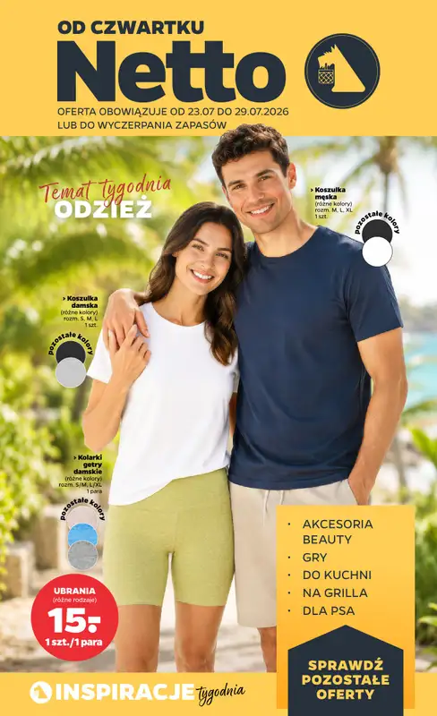 Netto - gazetka promocyjna Inspiracje tygodnia Odzież  