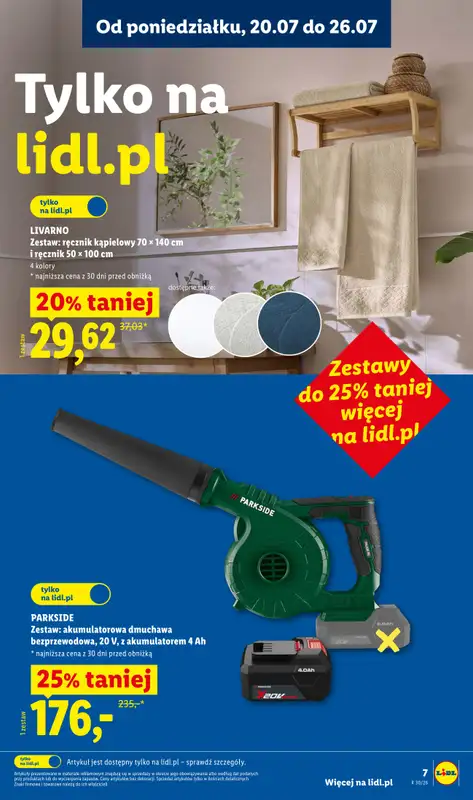 Lidl - gazetka promocyjna Katalog od poniedziałku 20.07 do soboty 25.07 - strona 9