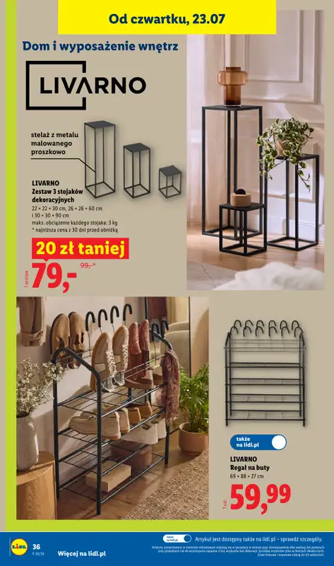 Lidl - gazetka promocyjna Katalog od poniedziałku 20.07 do soboty 25.07 - strona 46