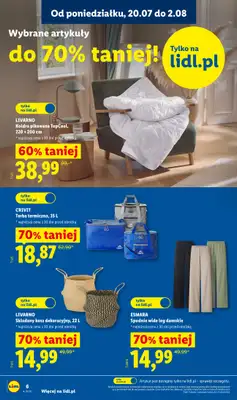 Lidl - gazetka promocyjna Katalog od poniedziałku 20.07 do soboty 25.07 - strona 8