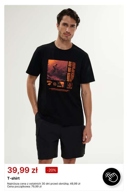 4F - gazetka promocyjna T-shirty już od 39,99 zł od poniedziałku 20.07  - strona 10