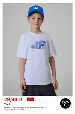 4F - gazetka promocyjna T-shirty już od 39,99 zł od poniedziałku 20.07  - strona 6